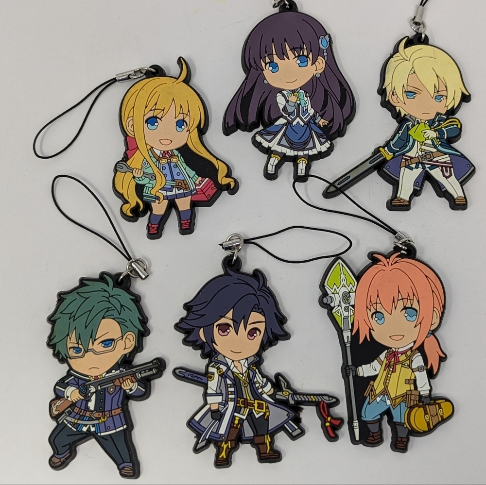Legends of Heros Trails of Cold Steel III Rubber Strap Key Lot
